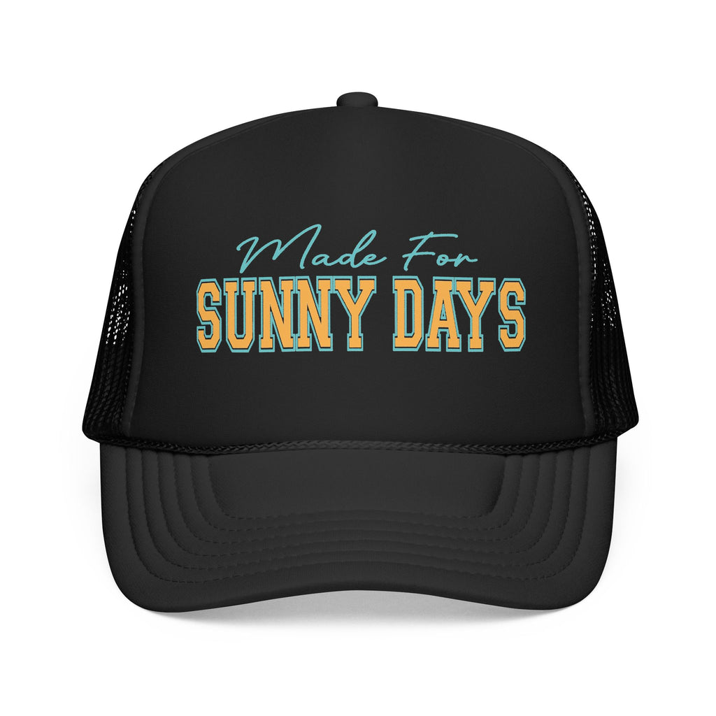 Trucker Hat - "Made For Sunny Days" Retro Beach Mesh Cap