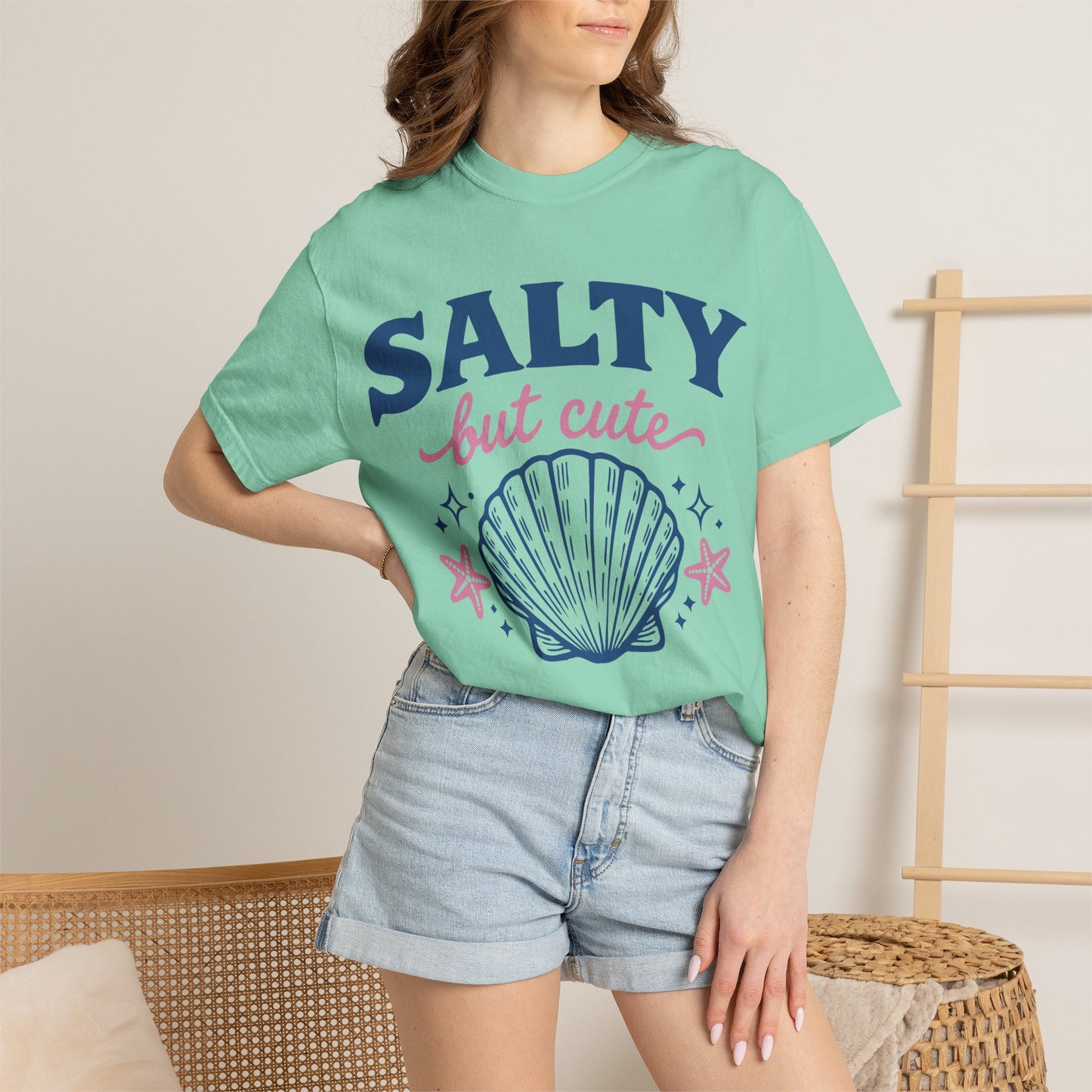 Salty But Cute Seashell T-Shirt
