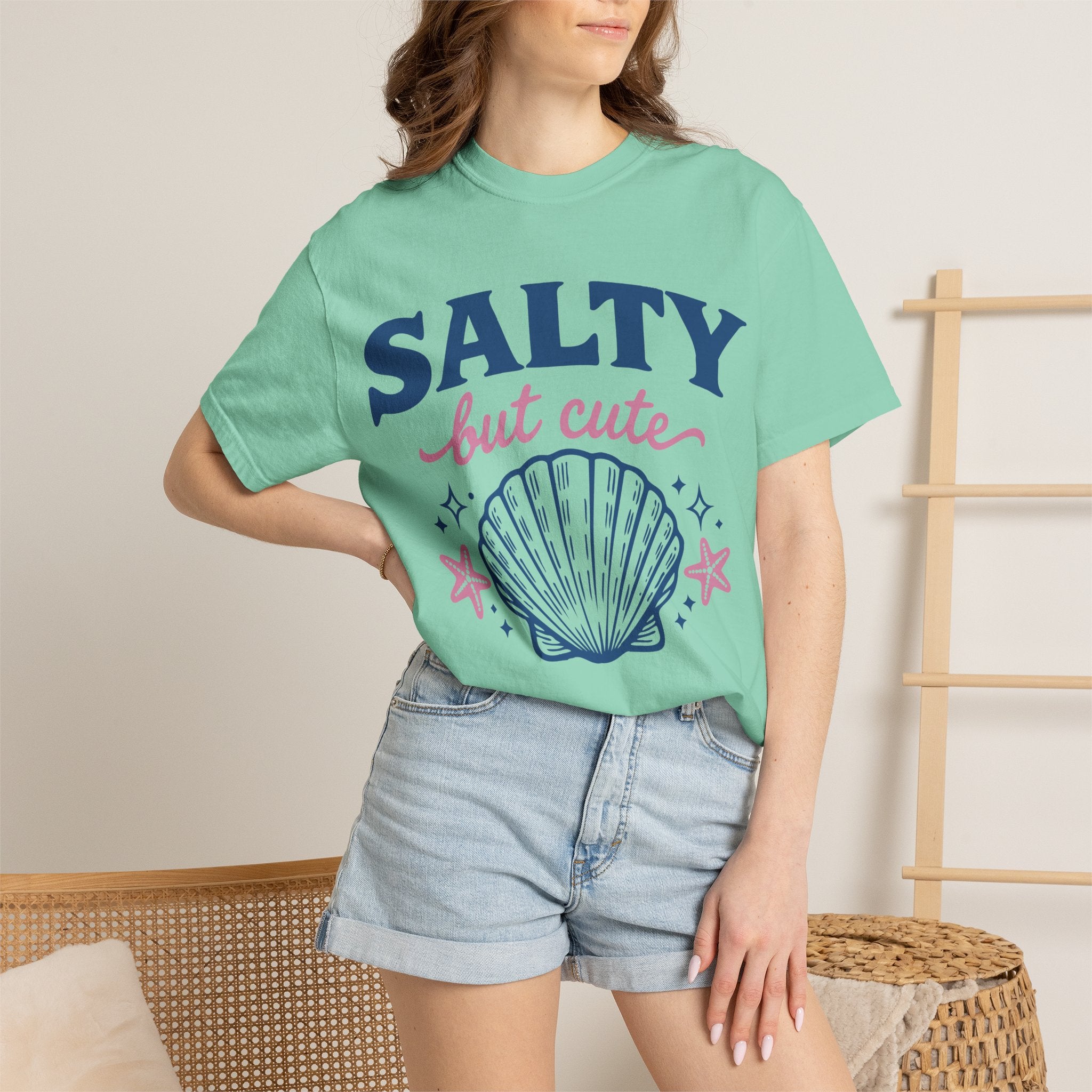 Salty But Cute Seashell T-Shirt