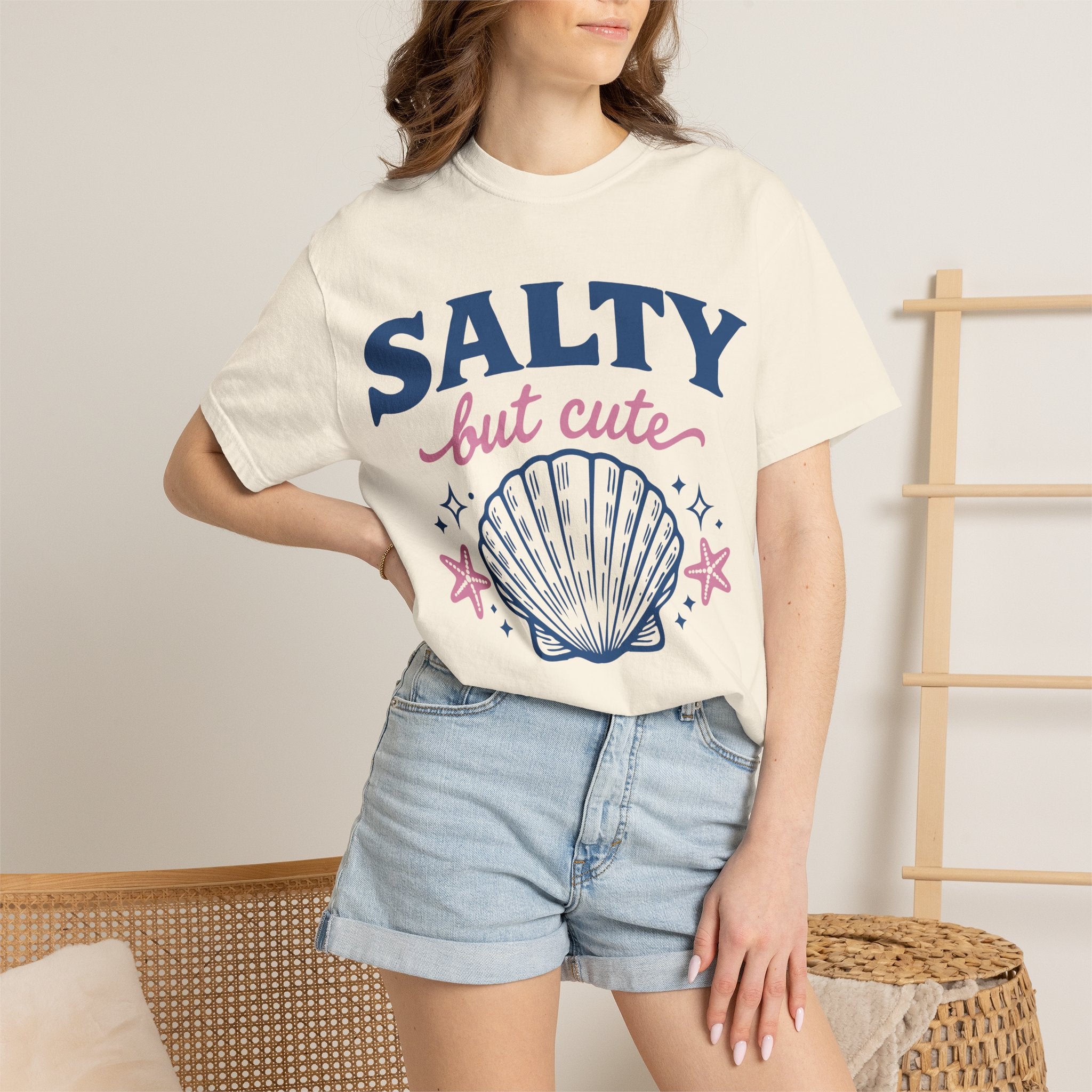 Salty But Cute Seashell T-Shirt