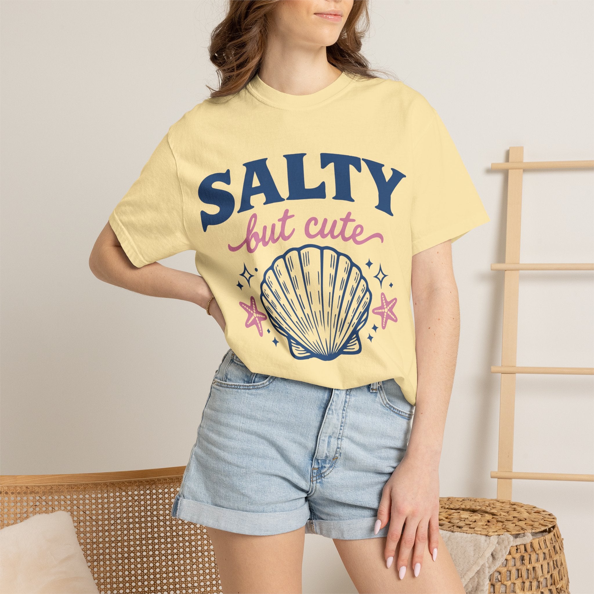Salty But Cute Seashell T-Shirt