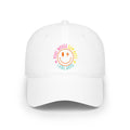 Low Profile Baseball Cap — Rainbow 'Boat Waves Sun Rays Lake Days' Smiley Embroidered Hat