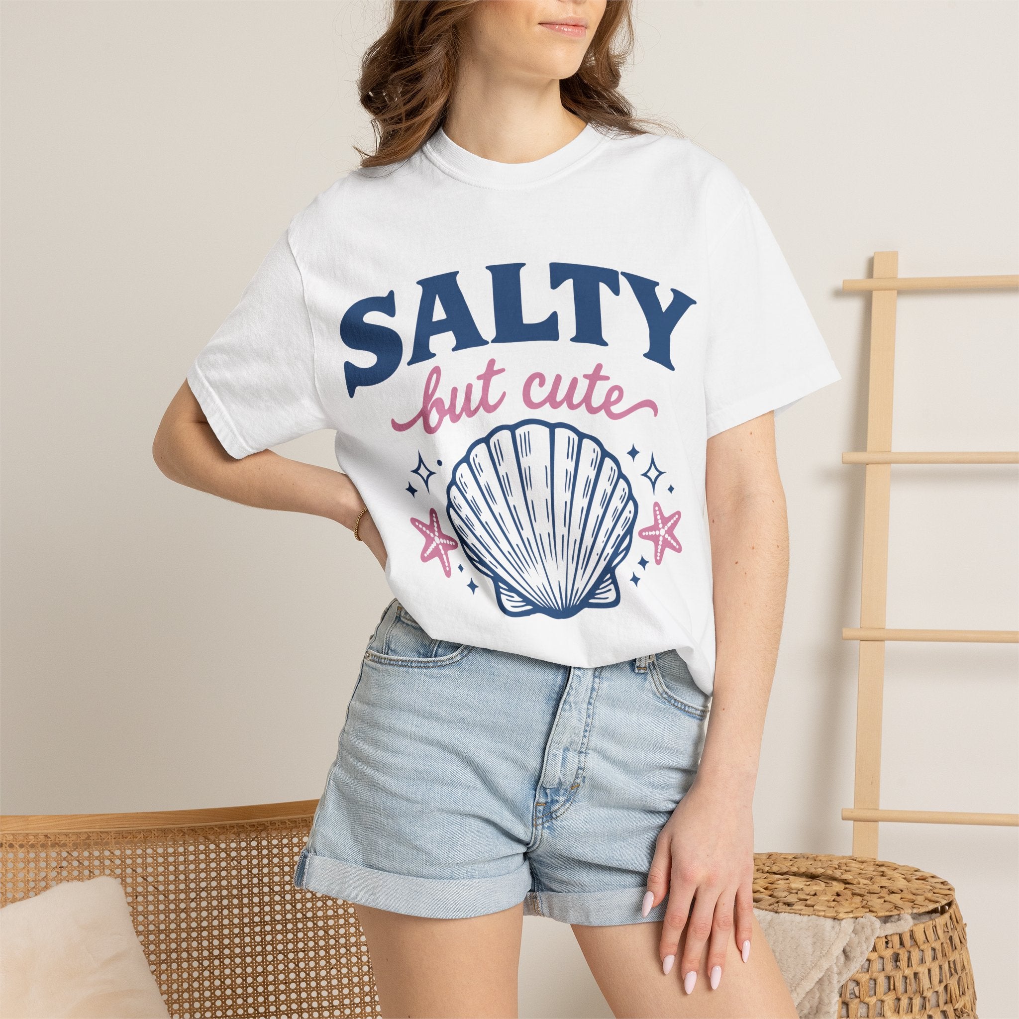 Salty But Cute Seashell T-Shirt