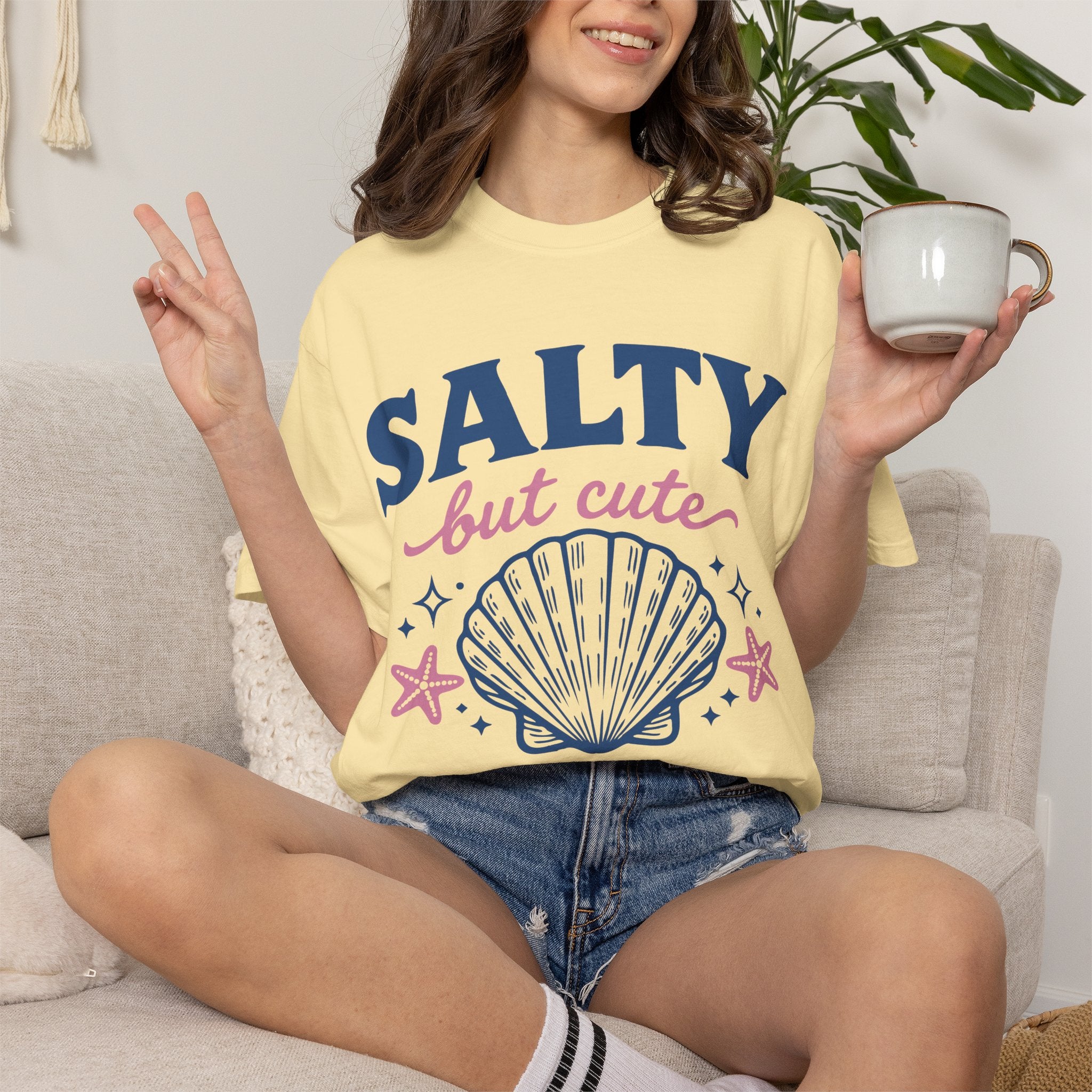 Salty But Cute Seashell T-Shirt