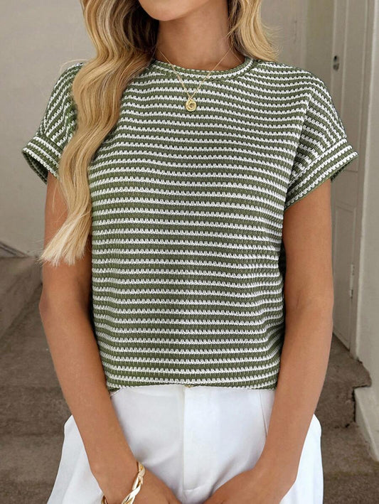 Kelly Green Knit Short Sleeve